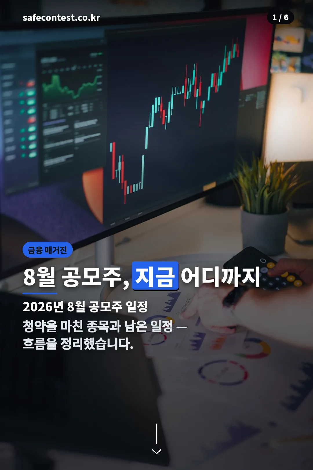 2026년 8월 공모주 일정 표지