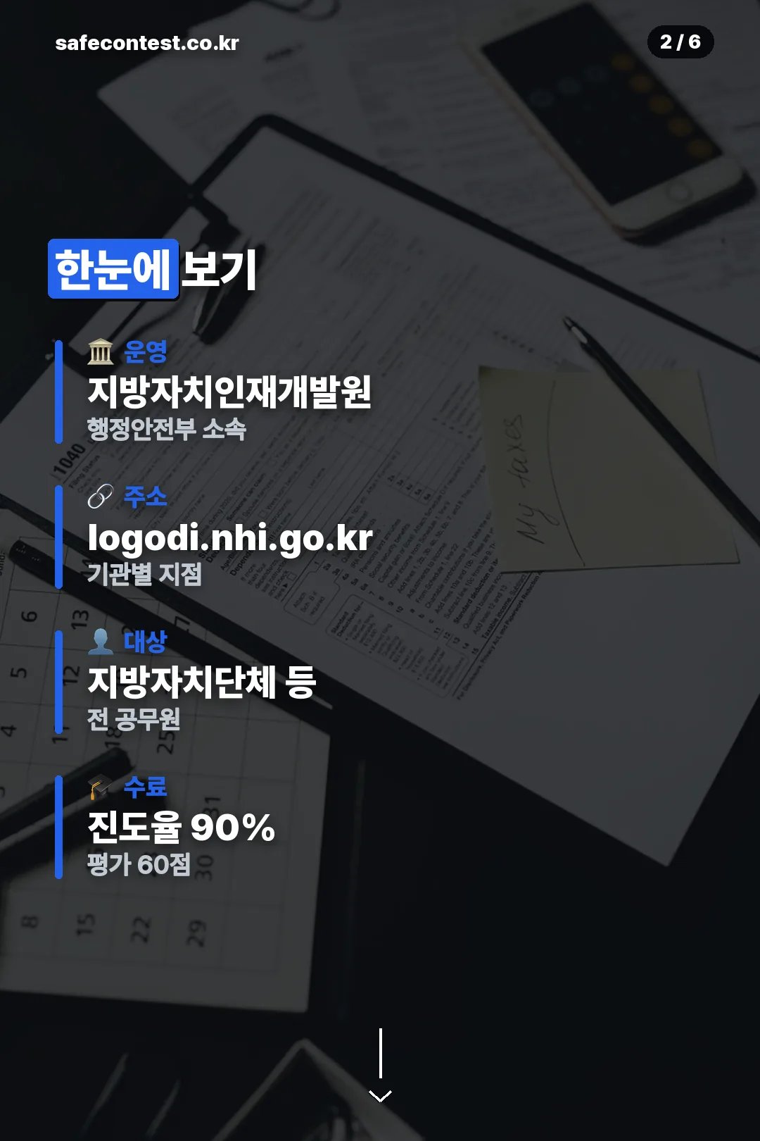 운영 기관과 대상 요약