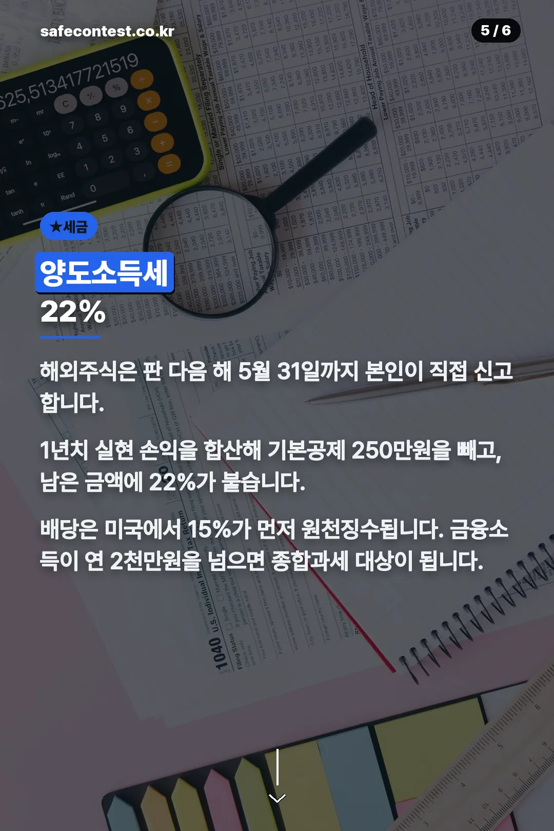 해외주식 세금