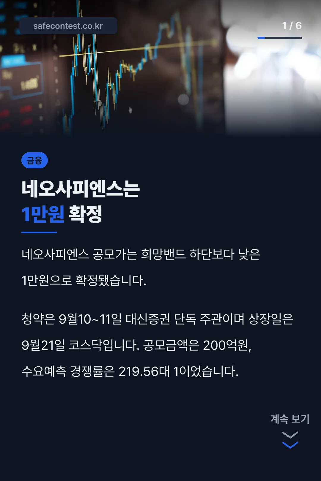 네오사피엔스는 1만원 확정