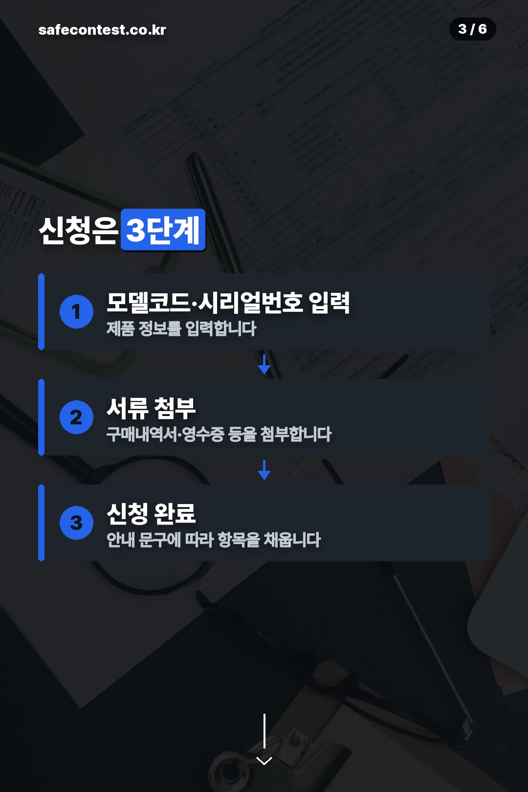 신청 3단계 절차