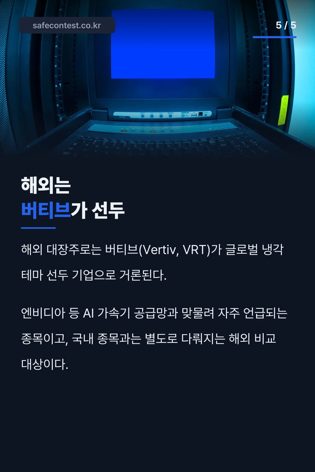 해외 대장주 버티브