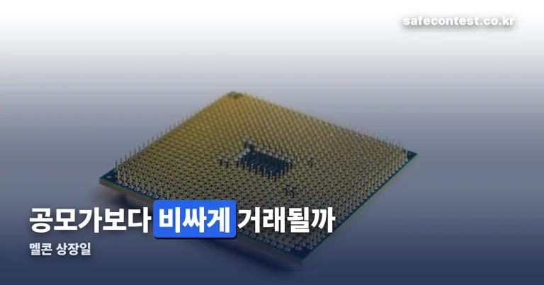 멜콘 상장일 정리 썸네일