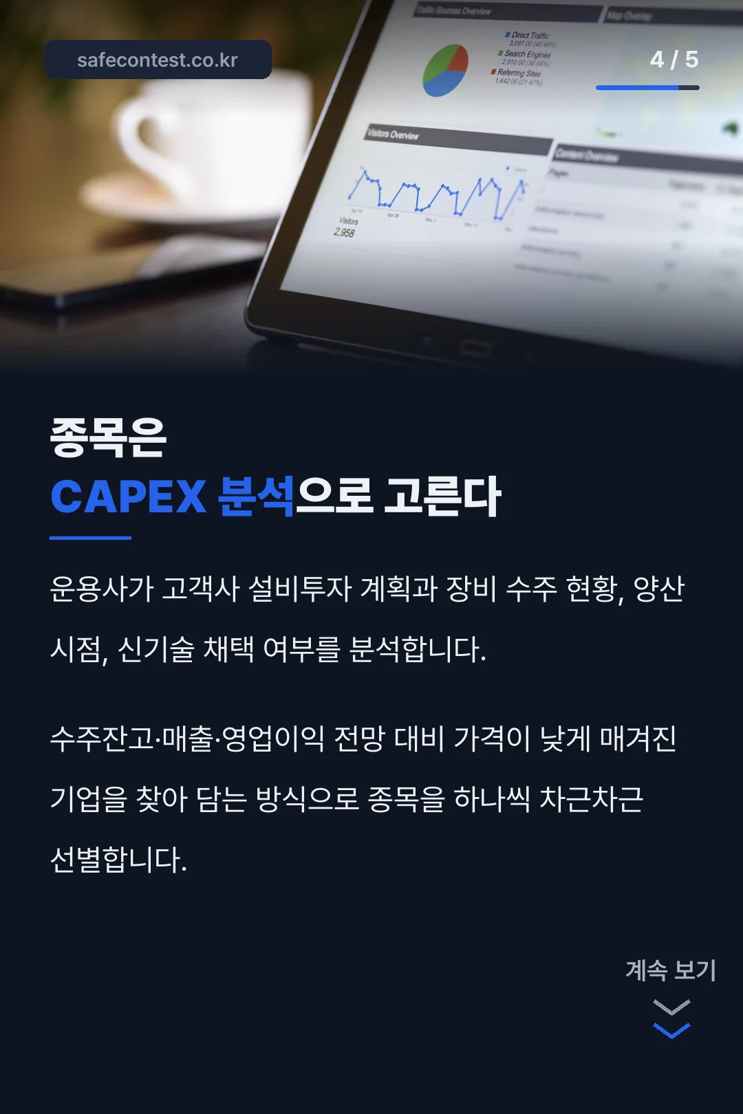 CAPEX 분석 종목 선별